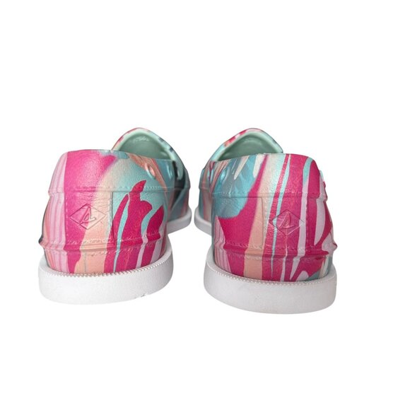 NWOB Sperry Womens Float Boat Shoe Tropical Print Slip-On Non-Marking Sole Sz. 8 - Picture 4 of 10